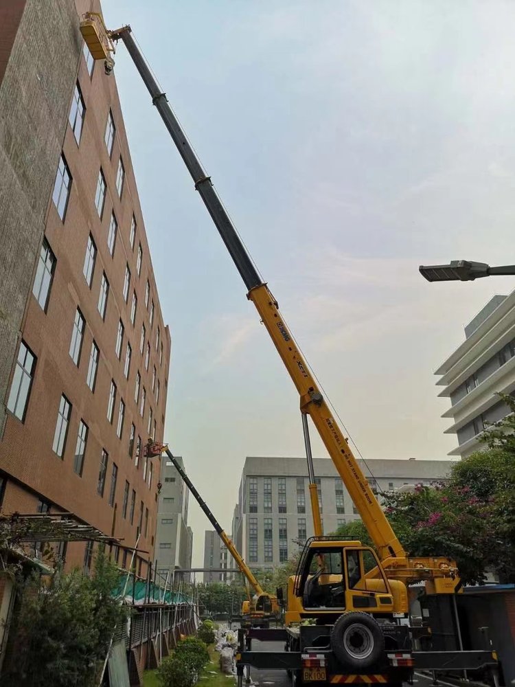 靖州厂房搬迁全流程：吊车出租+人工协调更佳方案