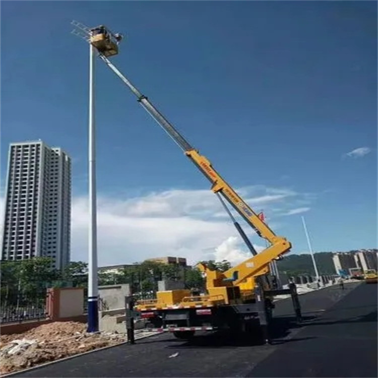 靖州维修路灯的曲臂升降车出租