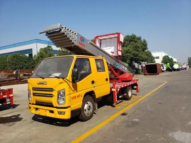 靖州附近云梯车出租 砂石搬运